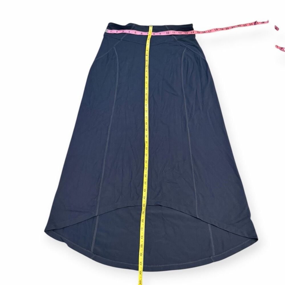 ATHLETA Women’s Gray Blue Thrones High-Low Maxi Skirt Small #919101 - Picture 5 of 6